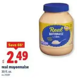 Lidl Real mayonnaise offer