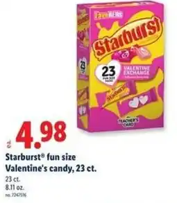 Lidl Starburst fun size Valentine's candy offer