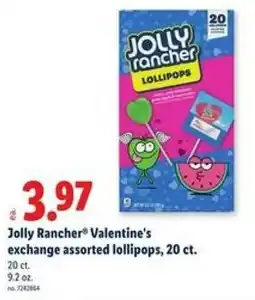 Lidl Jolly Rancher Valentine's exchange assorted lollipops offer