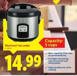 Lidl SilverCrest rice cooker offer