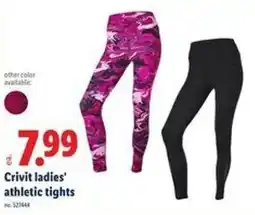 Lidl Crivit ladies' athletic tights offer