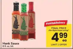 Safeway Hank Sauce offer