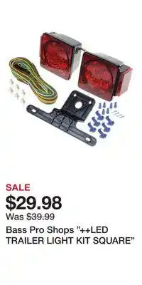 Cabela's Bass Pro Shops ++LED TRAILER LIGHT KIT SQUARE offer