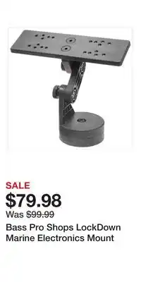 Cabela's Bass Pro Shops LockDown Marine Electronics Mount offer