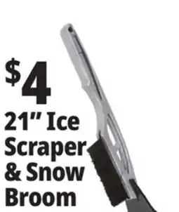 Ocean State Job Lot 21 Ice Scraper & Snow Broom offer