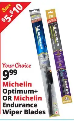 Ocean State Job Lot Optimum+ OR Endurance Wiper Blades offer