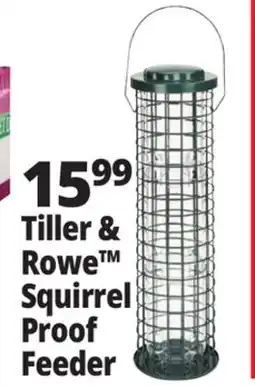Ocean State Job Lot Tiller & Rowe Squirrel Proof Feeder offer