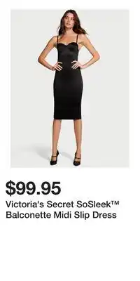Victoria's Secret Victoria's Secret SoSleek Balconette Midi Slip Dress offer