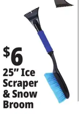 Ocean State Job Lot 25 Ice Scraper & Snow Broom offer