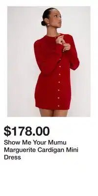 Victoria's Secret Show Me Your Mumu Marguerite Cardigan Mini Dress offer