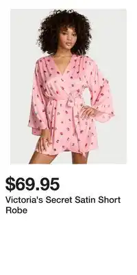 Victoria's Secret Victoria's Secret Satin Short Robe offer