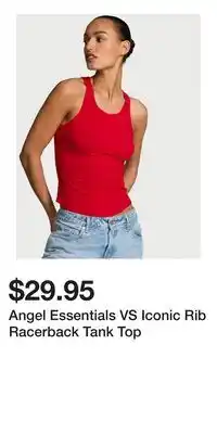 Victoria's Secret Angel Essentials VS Iconic Rib Racerback Tank Top offer