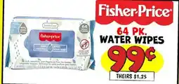Ollie's 64 PK. WATER WIPES offer