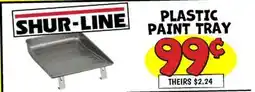 Ollie's SHUR-LINE PLASTIC PAINT TRAY offer