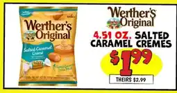 Ollie's 4.51 oz. SALTED CARAMEL CREMES offer