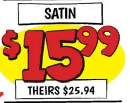 Ollie's SATIN offer