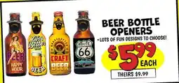 Ollie's BEER BOTTLE OPENERS offer