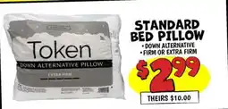 Ollie's STANDARD BED PILLOW offer