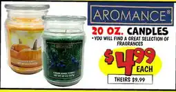 Ollie's AROMANCE 20 OZ. CANDLES offer