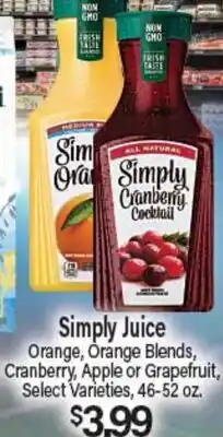 Angelo Caputo's Fresh Market Simply Juice offer