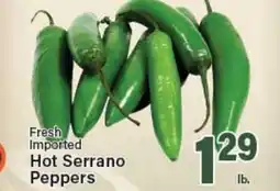 Angelo Caputo's Fresh Market Fresh Imported Hot Serrano Peppers offer