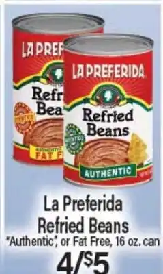Angelo Caputo's Fresh Market La Preferida Refried Beans offer