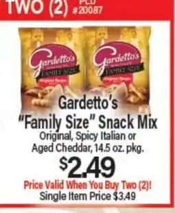 Angelo Caputo's Fresh Market Gardetto's Family Size Snack Mix offer