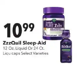 Cash Wise ZzzQuil Sleep-Aid offer