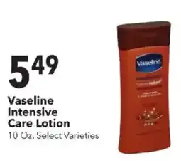 Cash Wise Vaseline Intensive Care Lotion offer