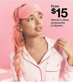 Target Women's sleep accessories & slippers offer