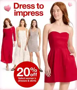 Target Select women's dresses & skirts offer