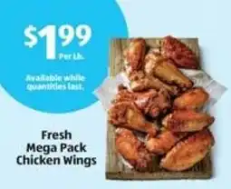 Aldi Fresh Mega Pack Chicken Wings offer