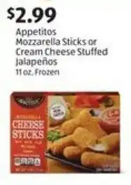 Aldi Appetitos Mozzarella Sticks offer