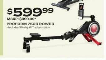 Proform 750r Rower