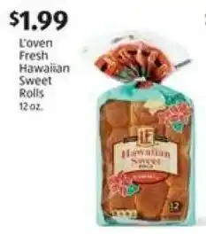 Aldi L'oven Fresh Hawaiian Sweet Rolls offer