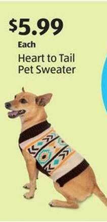 Aldi Heart To Tail Pet Sweater offer