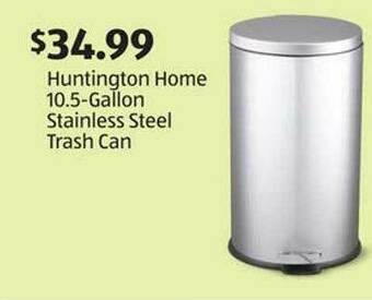 Aldi Huntington Home 10.5-gallon Stainless Steel Trash Can offer