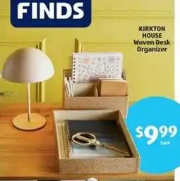 Aldi Kirkton house woven desk organizer offer