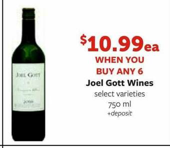 Fareway Joel Gott Wines offer