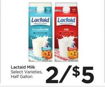 Food 4 Less Lactaid Milk offer