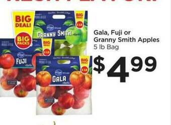 Food 4 Less Gala, Fuji Or Granny Smith Apples offer