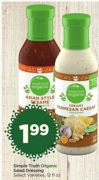 Food 4 Less Simple Truth Organic, Salad Dressing offer