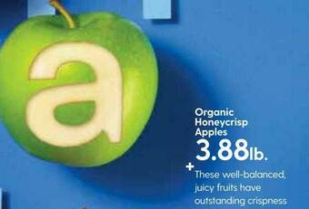 Hy-Vee Organic Honeycrisp Apples offer