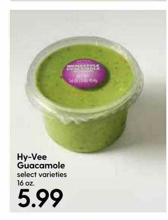 Hy-Vee Hy Vee Guacamole offer