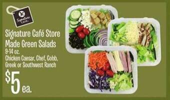 Jewel-Osco Signature Café Store Made Green Salads offer
