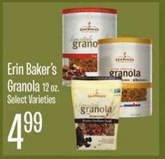Jewel-Osco Erin Baker's Granola offer
