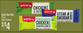Jewel-Osco Red's Burritos offer