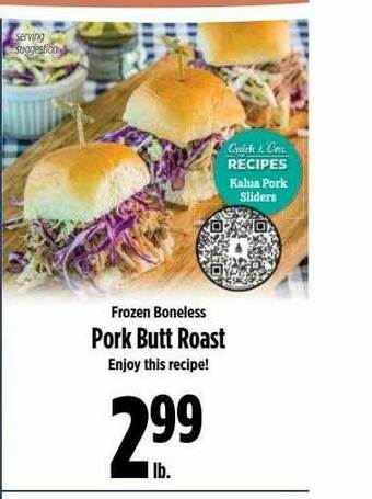 KTA Super Stores Pork Butt Roast offer