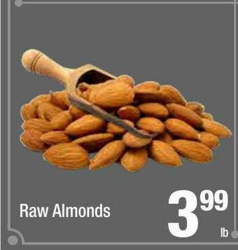 Super King Markets Raw Almonds offer