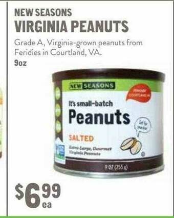 New Seasons Market New Seasons Virginia Peanuts offer
